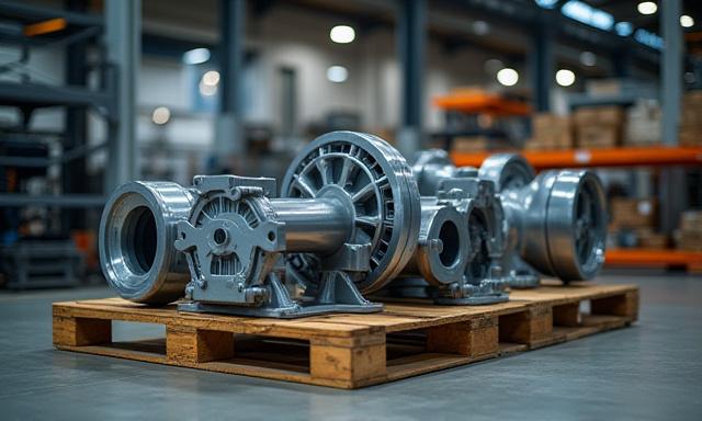 Industrial manufacturing parts shipping
