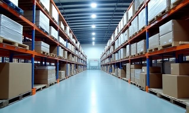 Efficient retail warehouse layout