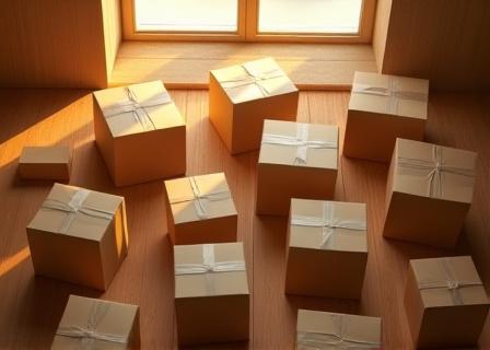 Packaged orders ready for last-mile shipping